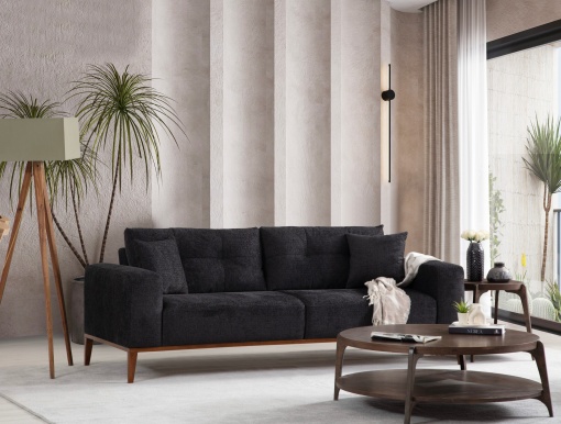Canapea Extensibila Sinor 3 Locuri - Anthracite
