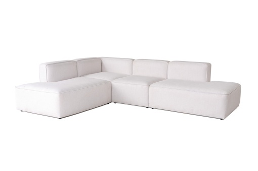 Canapea pe colț More Pars (M4-M2-M1-M3) - White
