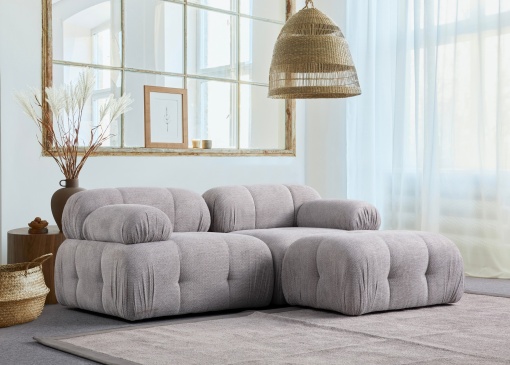 Canapea pe colț Petite 2 - Light Grey