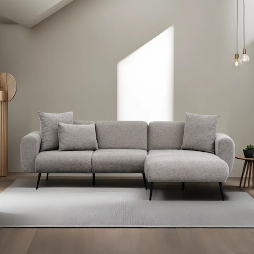 Canapea pe colț Side Right - Light Grey