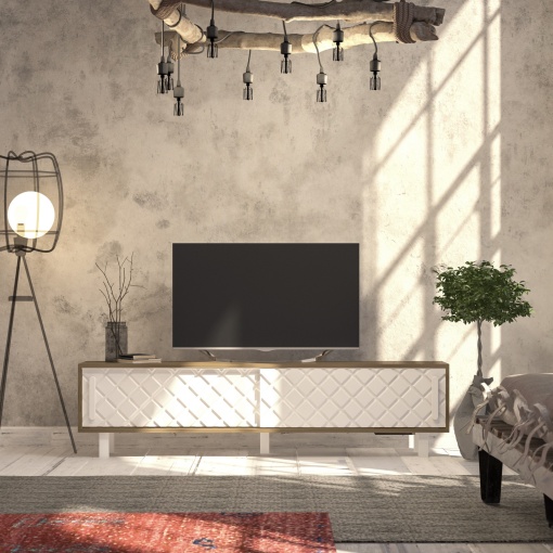 Comoda TV Rob - Ud, White