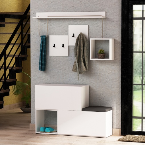 Dulap cu raft Holdon - White