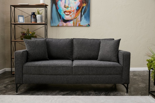 Canapea Berlin - Anthracite, Black