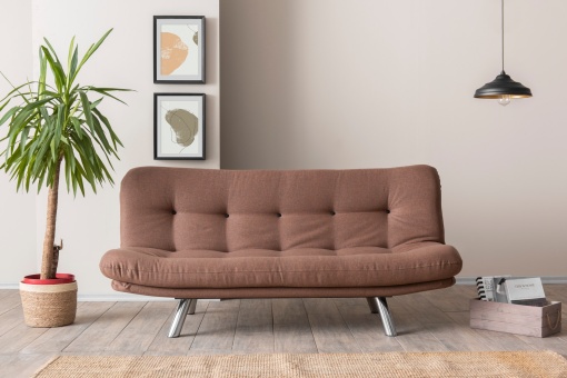 Canapea Extensibila Misa Small Sofabed - Light Brown