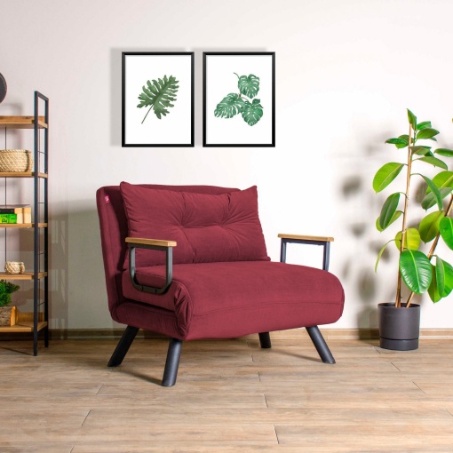 Canapea Extensibila Sando Single - Maroon