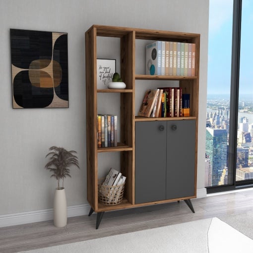 Raft Meldan - Light Walnut, Anthracite
