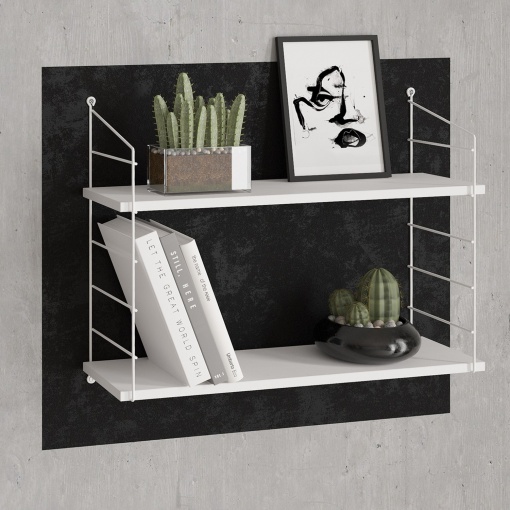 Raft perete Armoni 2'li - Shiny White