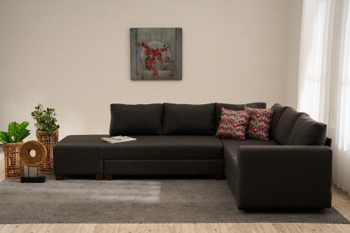 Canapea Extensibila Aly Right - Anthracite