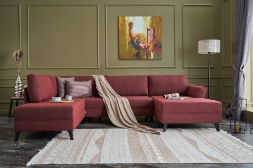 Canapea Extensibila Eris - Claret Red