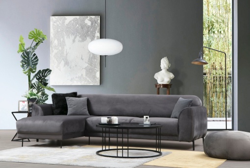Canapea Extensibila Image Corner Left ( Chl-3R ) - Anthracite