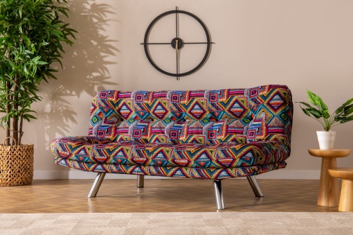 Canapea Extensibila Misa Small Sofabed - Patchwork