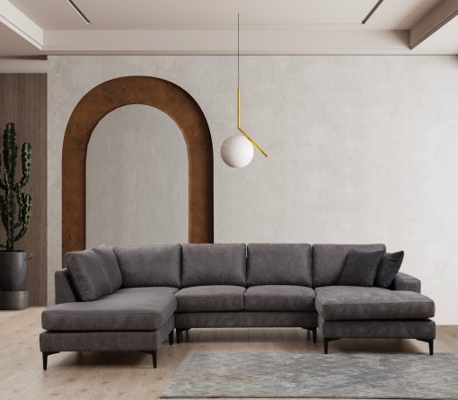 Canapea pe colț Porto Corner (EOT-C-02-CHL) - Anthracite