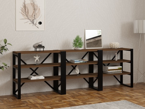Consolă Prof - Walnut, Black