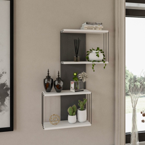 Raft perete Destan - White