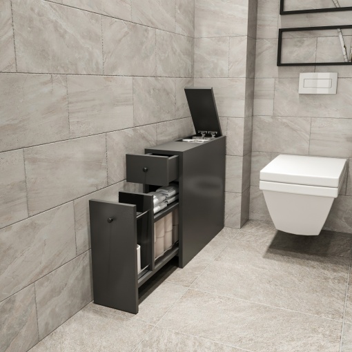 Cabinet de baie Calencia - Anthracite