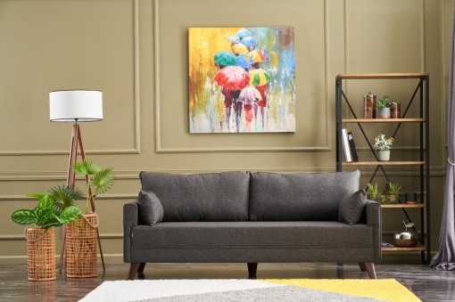 Canapea Bella Sofa For 3 Pr - Anthracite
