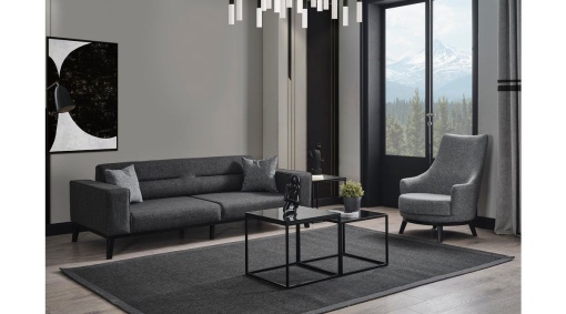 Canapea Extensibila Bali 3 Locuri - Anthracite