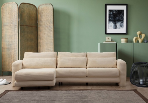 Canapea pe colț Lily Corner Left Beige