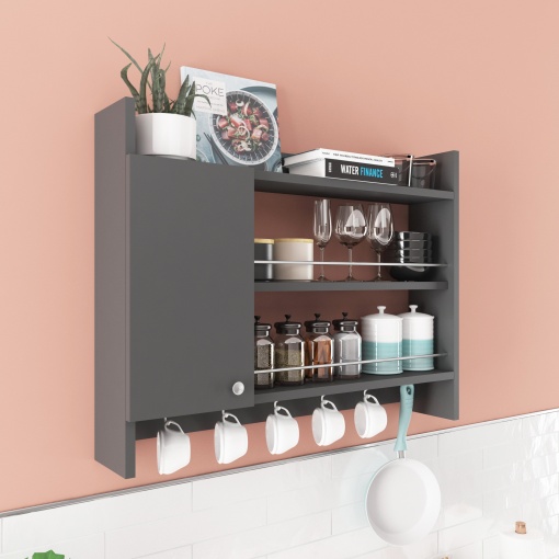 Raft bucatarie Knerr - Anthracite