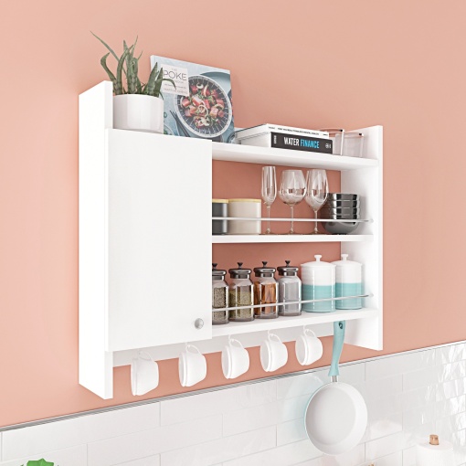 Raft bucatarie Knerr - White