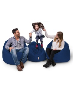 Bean Bag Iyzi 100 Cushion Pouf - Dark Blue - Img 5