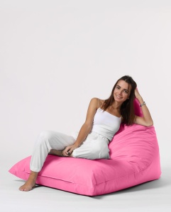 Bean Bag Pyramid Big Bed Pouf - Pink - Img 4