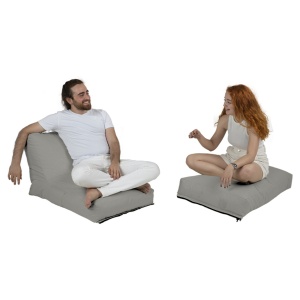 Bean Bag Siesta Sofa Bed Pouf - Fume - Img 2