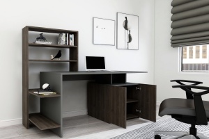 Birou Melis - Walnut, Anthracite - Img 2