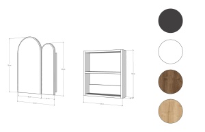 Cabinet de baie Classe Cabinet - Black - Img 5