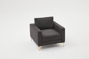 Canapea Berlin - Anthracite, Gold - Img 7