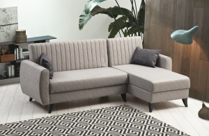 Canapea Extensibila Alkon - Light Grey - Img 2