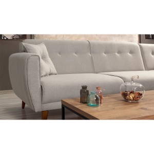 Canapea Extensibila Aria Corner - Cream - Img 3