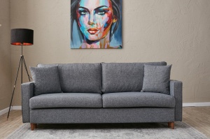 Canapea Extensibila Eva - Grey - Img 1