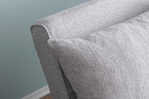 Canapea Extensibila Folde 2-Locuri - Teddy Fabric - Grey - Img 5