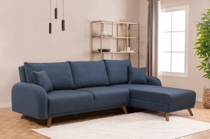 Canapea Extensibila Hera 1 Corner - Dark Blue - Img 3