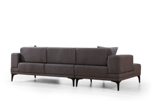 Canapea Extensibila Horizon Left - Dark Grey - Img 6