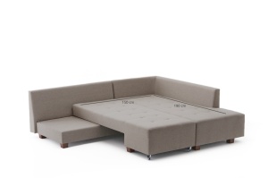 Canapea Extensibila Manama Corner Sofa Bed Right - Cream - Img 8