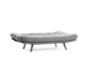 Canapea Extensibila Misa Small Sofabed - Light Grey - Img 7
