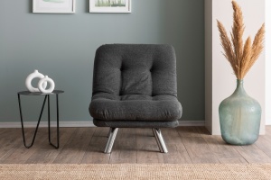 Canapea Extensibila Misa Small Solo - Dark Grey - Img 2