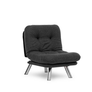 Canapea Extensibila Misa Small Solo - Dark Grey - Img 7