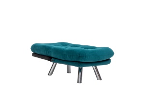 Canapea Extensibila Misa Small Solo - Petrol Green - Img 5