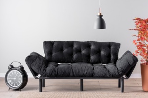 Canapea Extensibila Nitta Triple - Black - Img 2