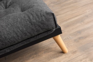 Canapea Extensibila Saki - Dark Grey - Img 6