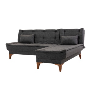 Canapea Extensibila Santo - Anthracite - Img 6