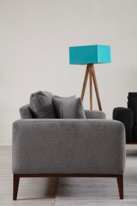 Canapea Extensibila Sinor 3 Locuri - Light Grey - Img 6