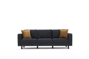 Canapea Kale Velvet - Anthracite - Img 5