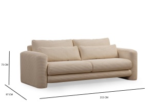 Canapea Lily Beige - 3 - Img 5