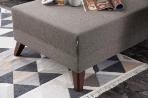 Canapea pe colț Bella Corner Sofa Right - Brown - Img 3
