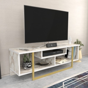 Comoda TV Asal 120 - Ephesus, Gold - Img 2