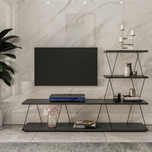 Comoda TV Ilgaz - Anthracite - Img 1